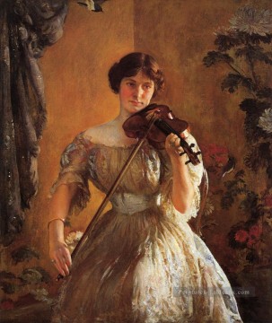  KR Art - La sonate de Kreutzer alias violoniste II tonalisme peintre Joseph DeCamp